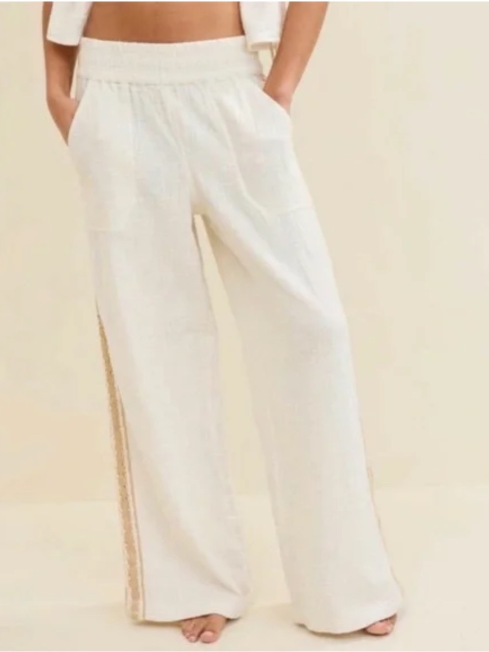 aerie Summer Reset 100% Cotton Gauze pants